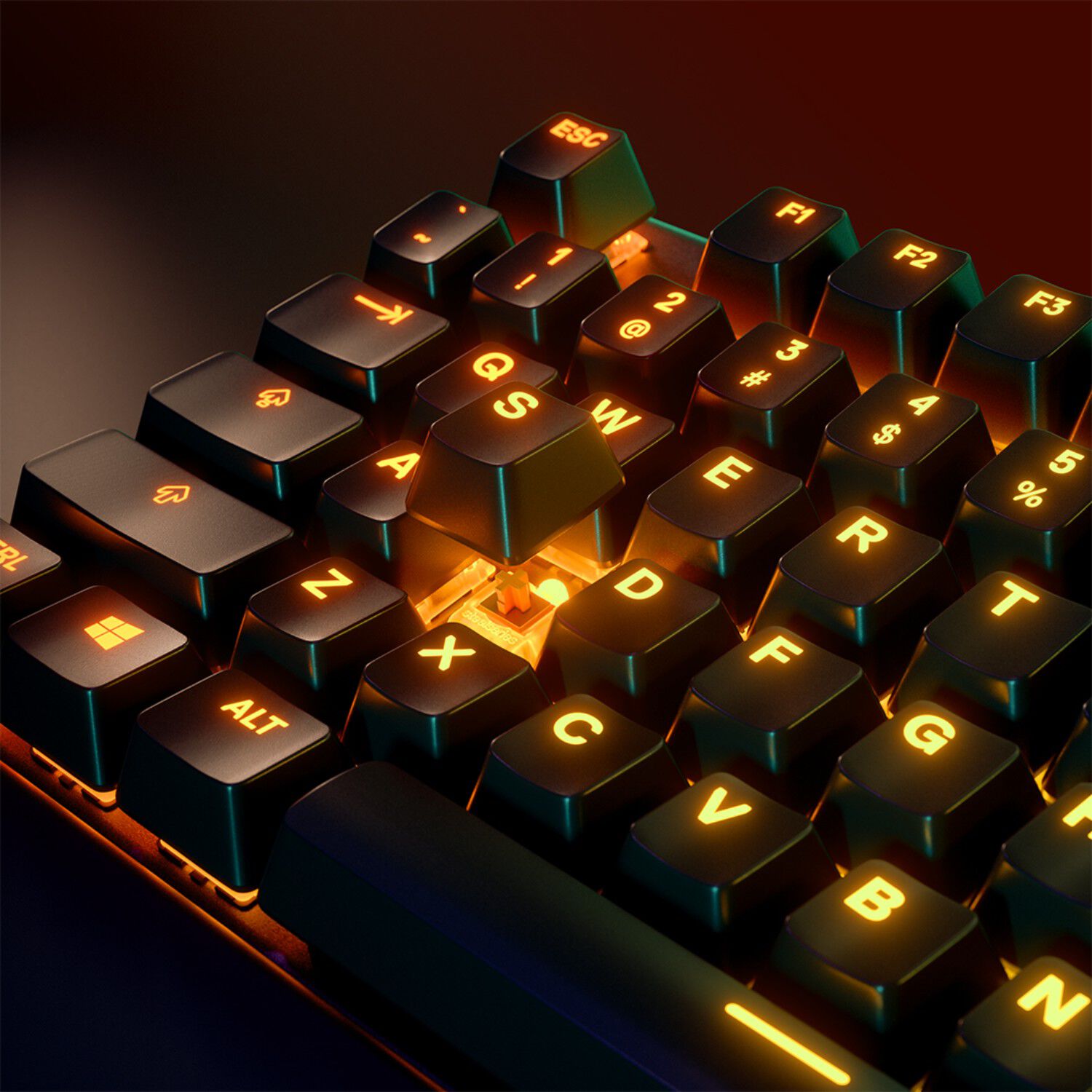 Teclado Gamer Mec&aacute;nico Steelseries Apex 7 Rgb Switch Red image number 9.0