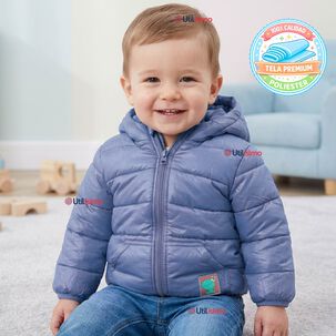 Parka Dinosaurio Con Capucha Manga Larga Ni&ntilde;o Jump Kids