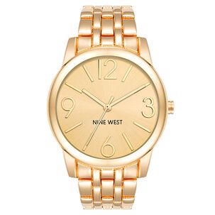 Reloj Nine West Nw/1578chgb Dorado Mujer