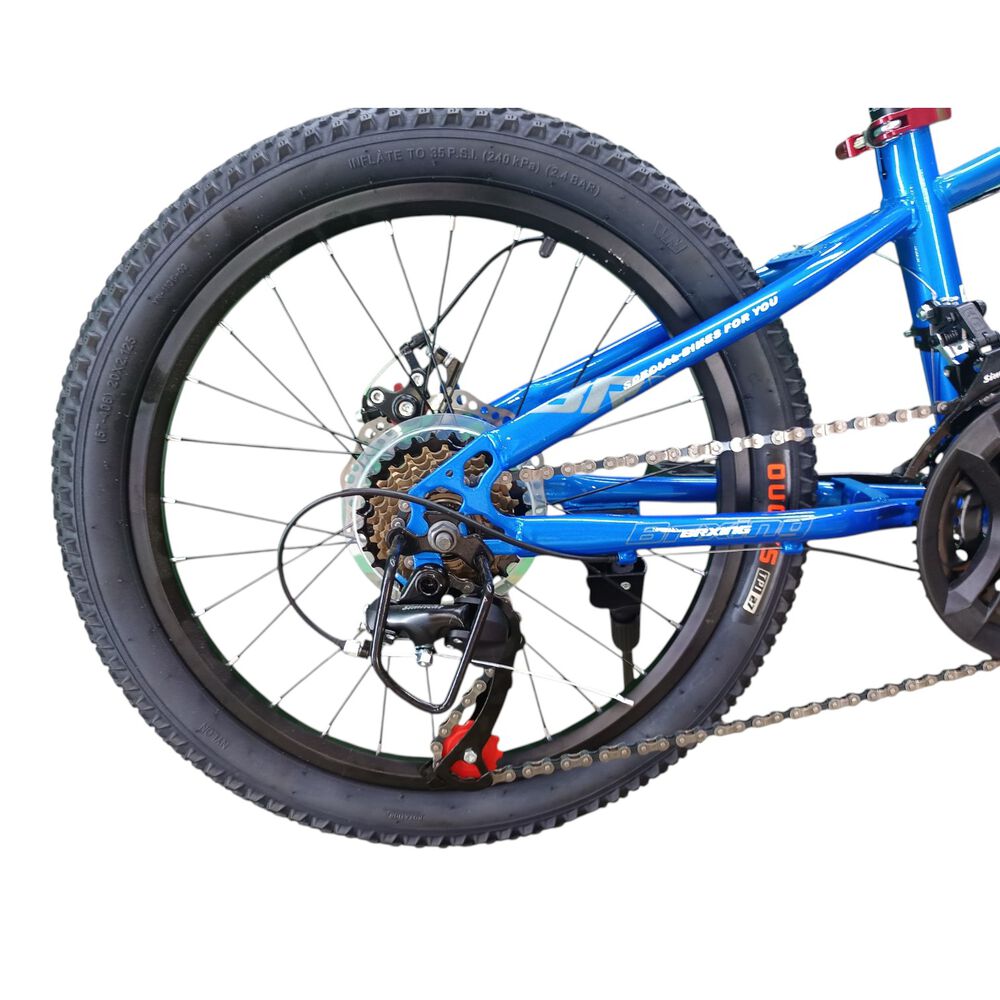 Bicicleta Aro 20 Brxing Sv7 Azul Con Freno Disco Y 21 Velocidades image number 6.0