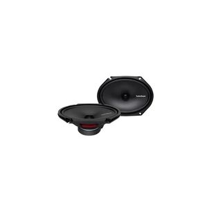 Parlantes Rockford Fosgate R168x2 6x8 Ovalado Ford American Color Negro
