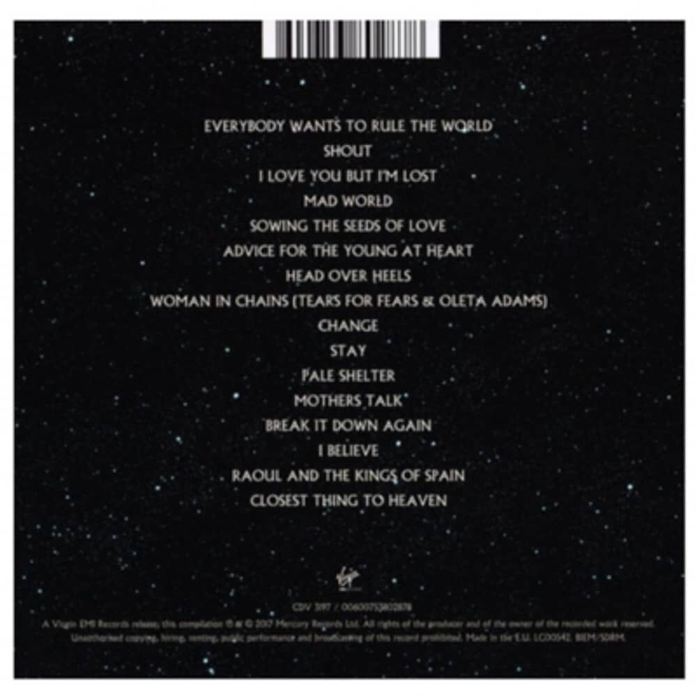 Tears For Fears - Rule The World The Greatest Hits | Cd image number 1.0