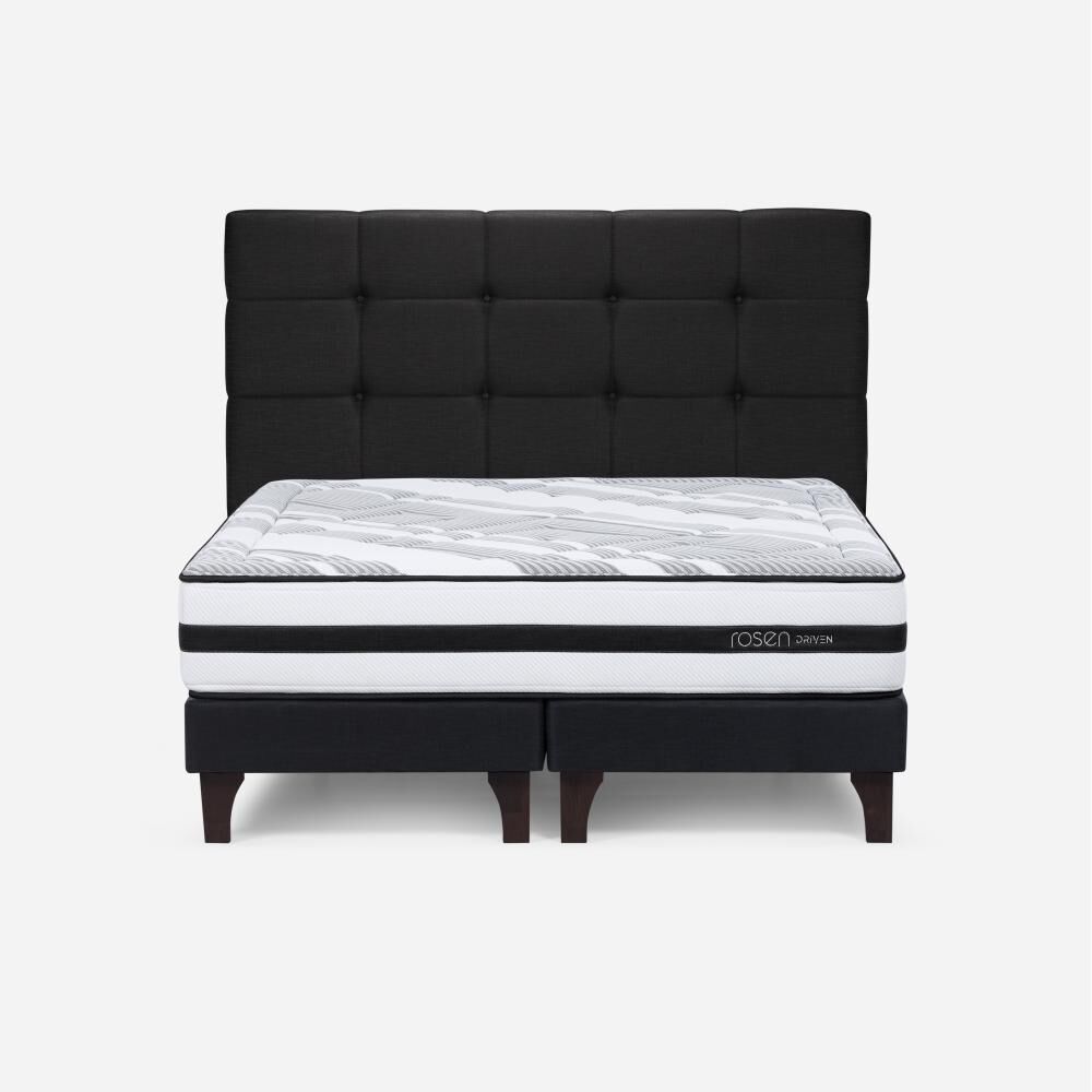 Cama Europea Rosen Driven / 2 Plazas / Base Dividida + Respaldo image number 0.0