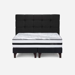 Cama Europea Rosen Driven / 2 Plazas / Base Dividida + Respaldo