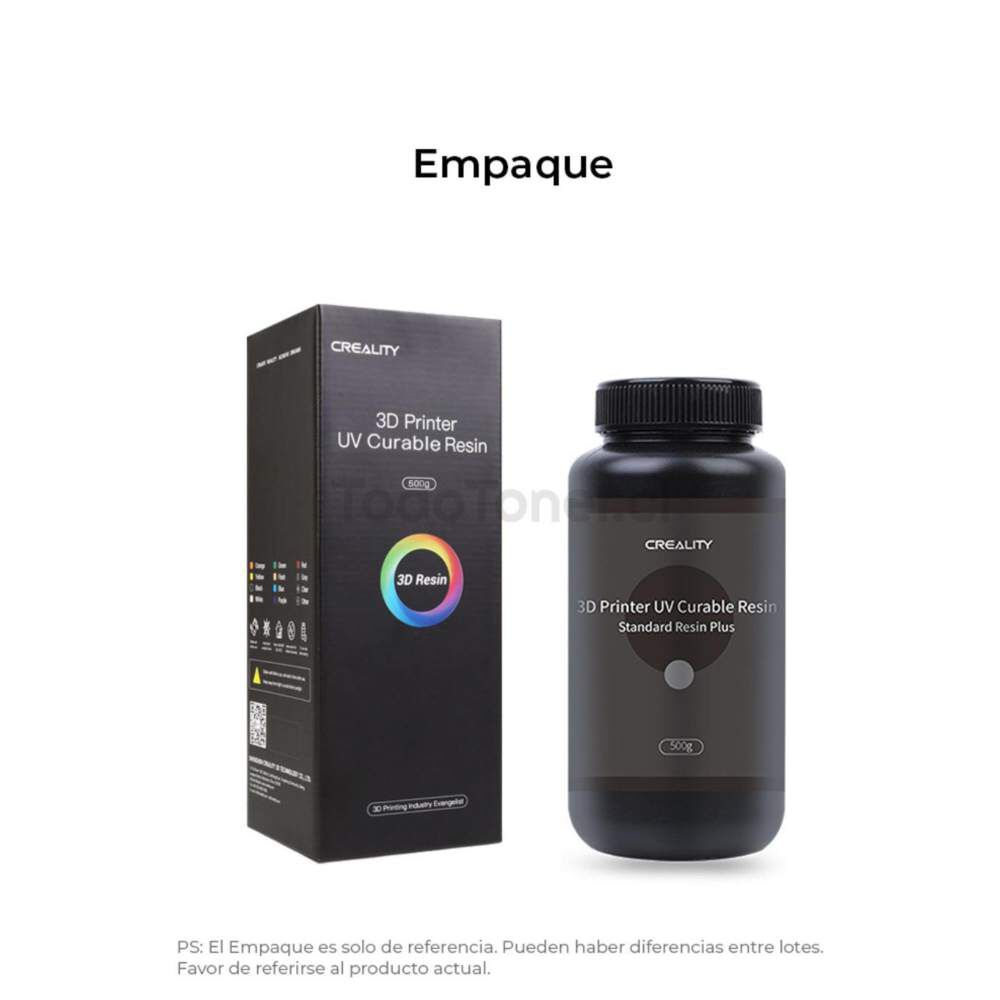 Resina Gris Para Impresoras 3d 500g Creality Plus image number 5.0