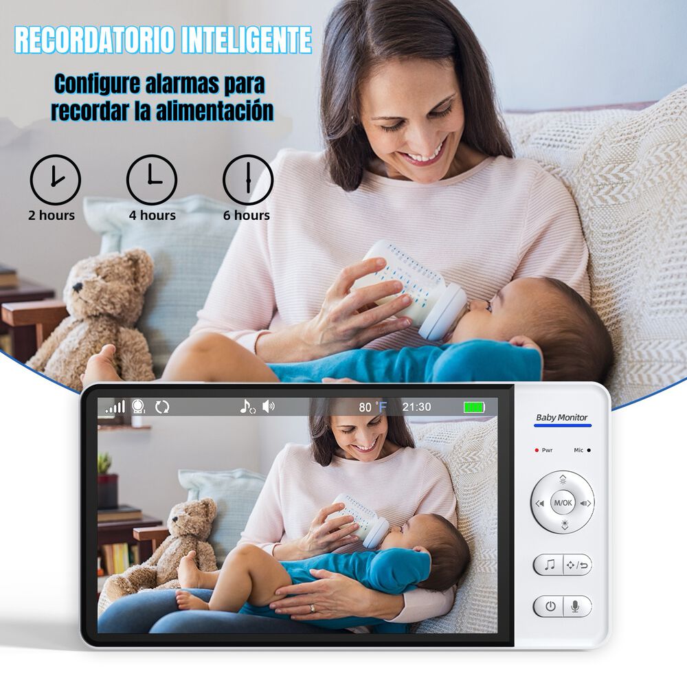 C&aacute;mara Monitor Inteligente Premium 7&Prime;1080p Abm780 Lubabycas image number 7.0