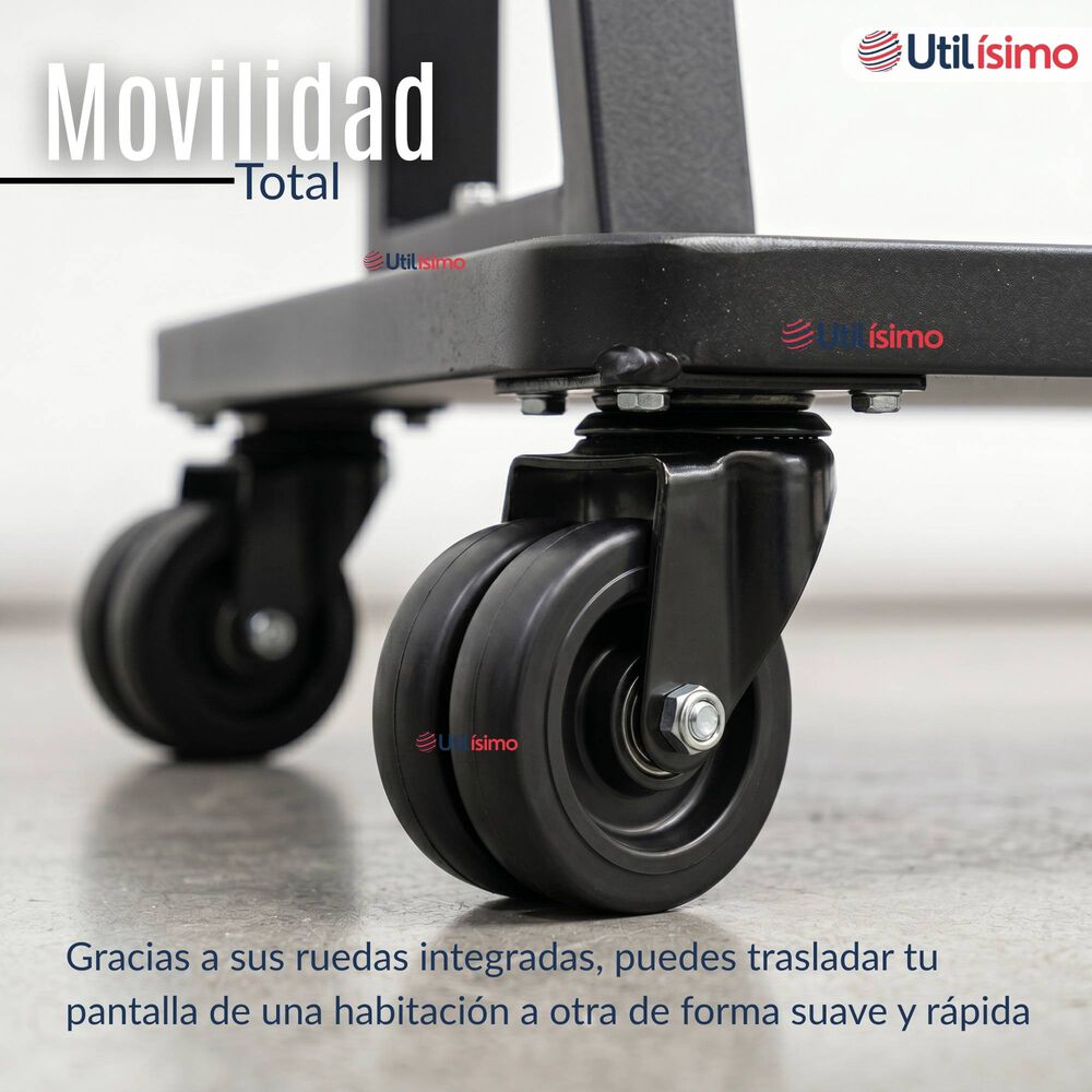 Soporte Base Tv M&oacute;vil Con Ruedas 32 A 55 Pulgadas 55kg Soporte Port&aacute;til 324042 43 49 50 55 image number 5.0