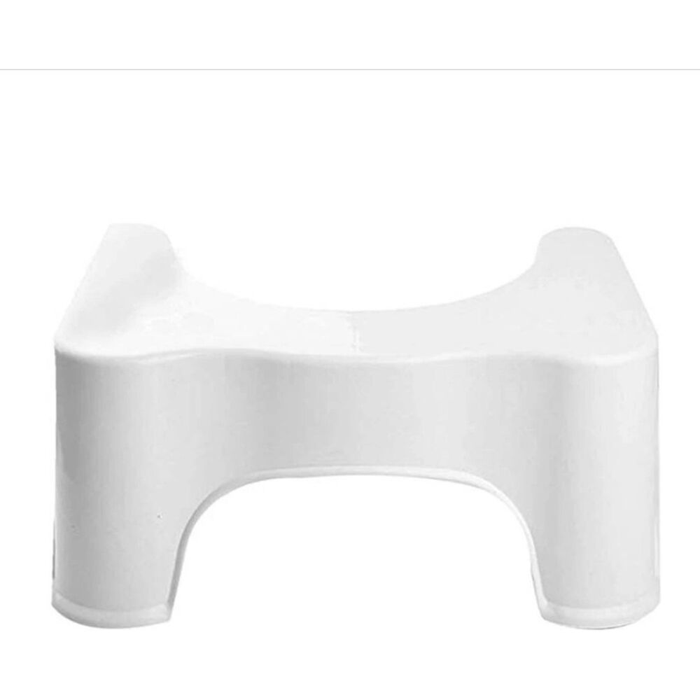 Taburete Antideslizante Blanco Para Baño Diseño Moderno image number 0.0