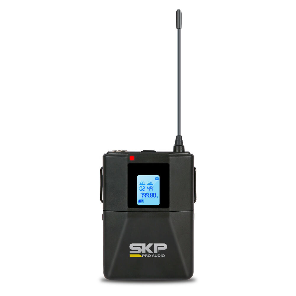 Kit Micr&oacute;fono Inal&aacute;mbrico Multifrec. Skp Uhf 700pro image number 4.0