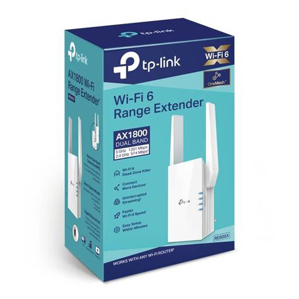 Extensor De Rango Wifi 6 Ax1800 Tp-link Re605x, 1x Gigabit Ethernet, Easymesh image number 3.0