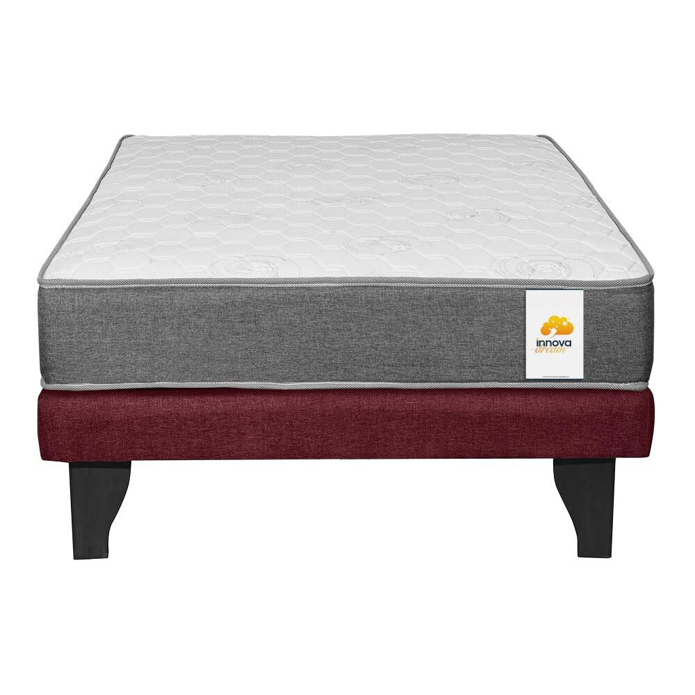 Cama Europea Innovamuebles Silver / 1.5 Plazas / Base Normal image number 0.0