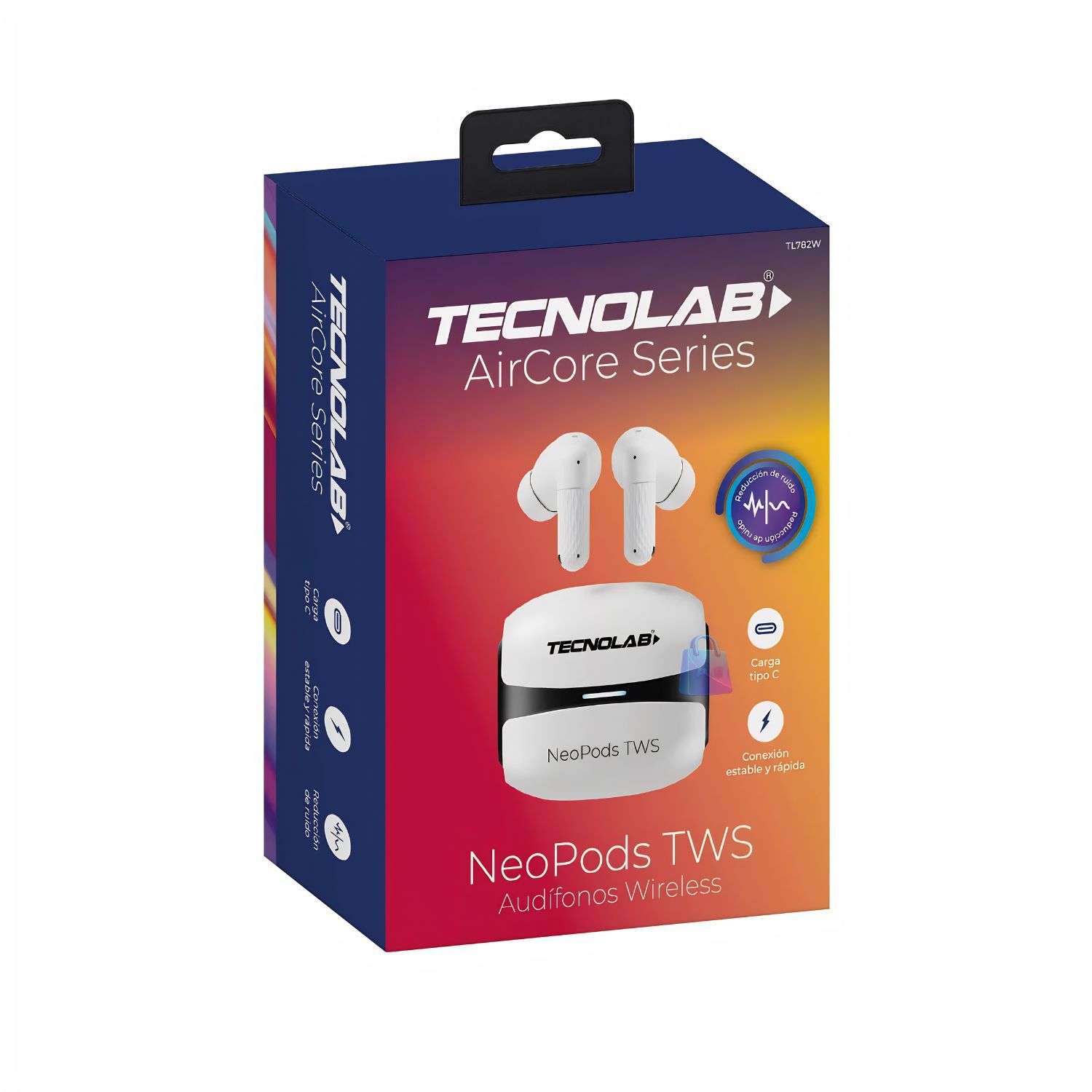 Aud&iacute;fonos Bluetooth Tws Inal&aacute;mbricos Tipo C Colores - Ps image number 1.0