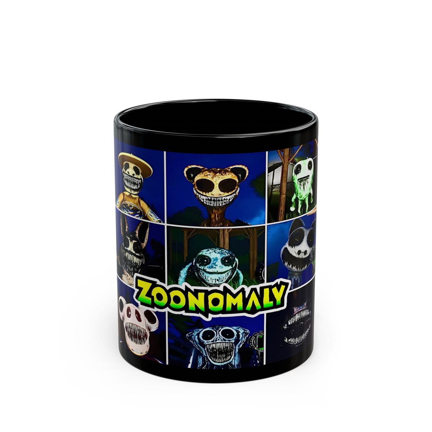Taza Negro Estampado Zoonomaly 325ml image number 0.0