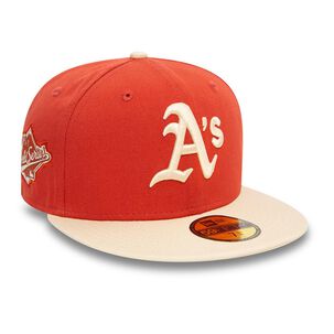 Gorra 59fifty Oakland Athletics Mlb Color Block Copper