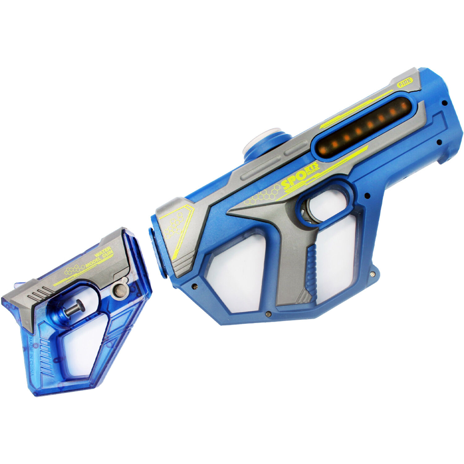 Escopeta Pistola Lanza Agua 2 En 1 Recargable Azul - Ps image number 0.0