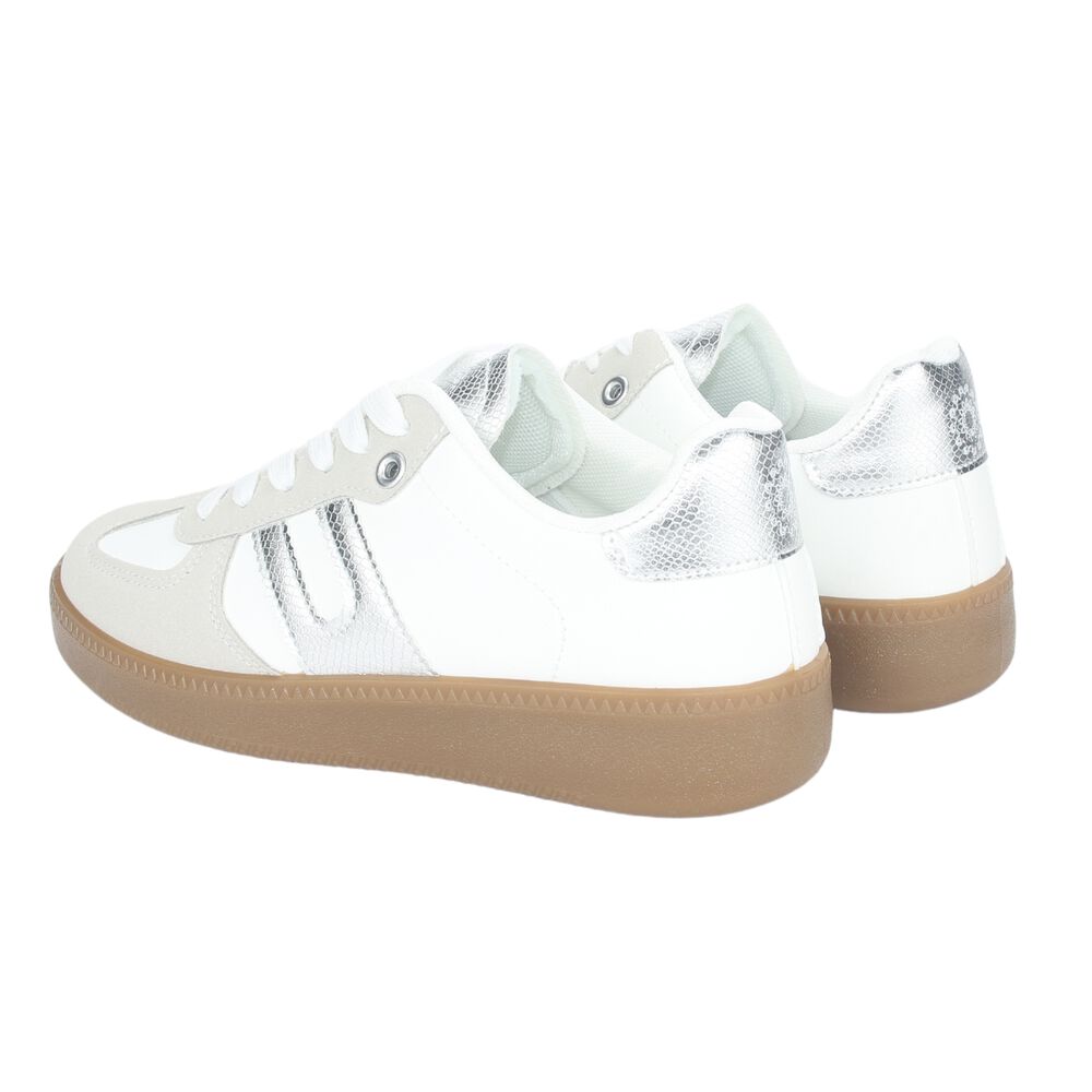 Zapatilla Chalada Mujer Antu-2 Blanco Plata Urbano image number 4.0