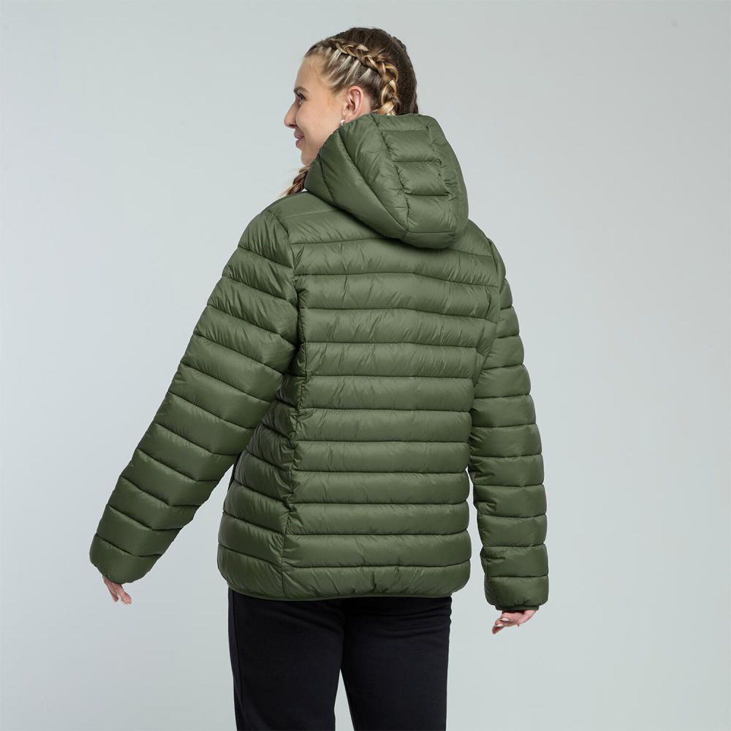 Parka Deportiva Lisa Slim Cuello Alto Mujer Wetland image number 1.0