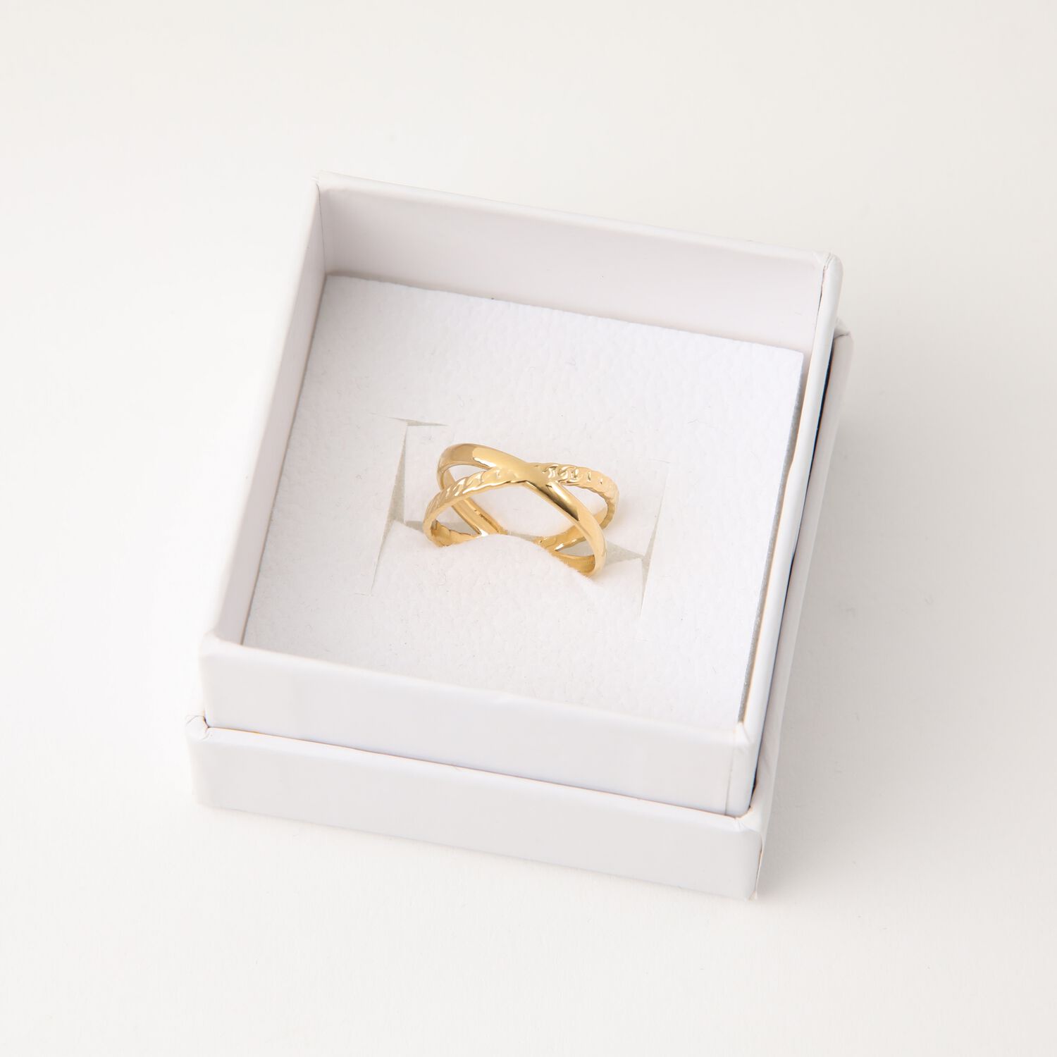 Anillo 19v69 Dorado Mujer Str334 image number 2.0