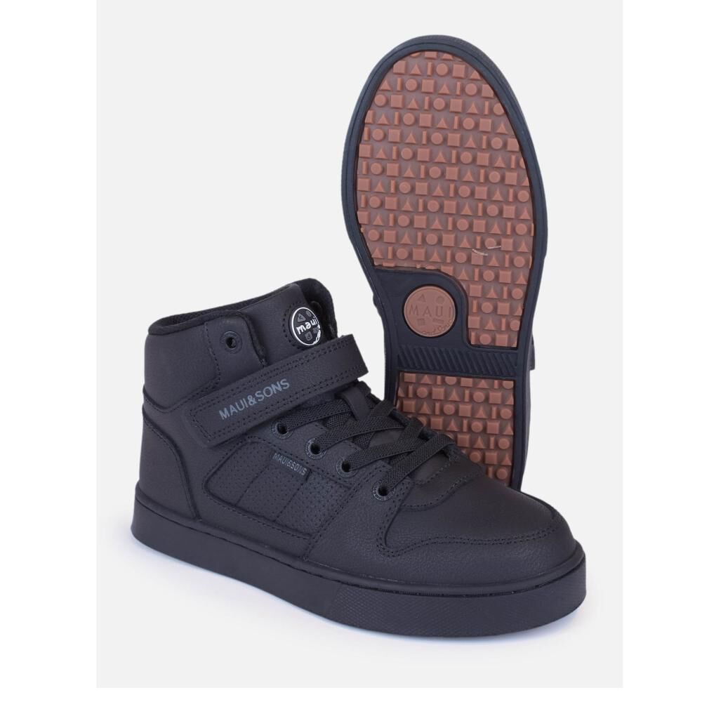 Zapatilla Escolar Ni&ntilde;o Maui And Sons Negro image number 3.0