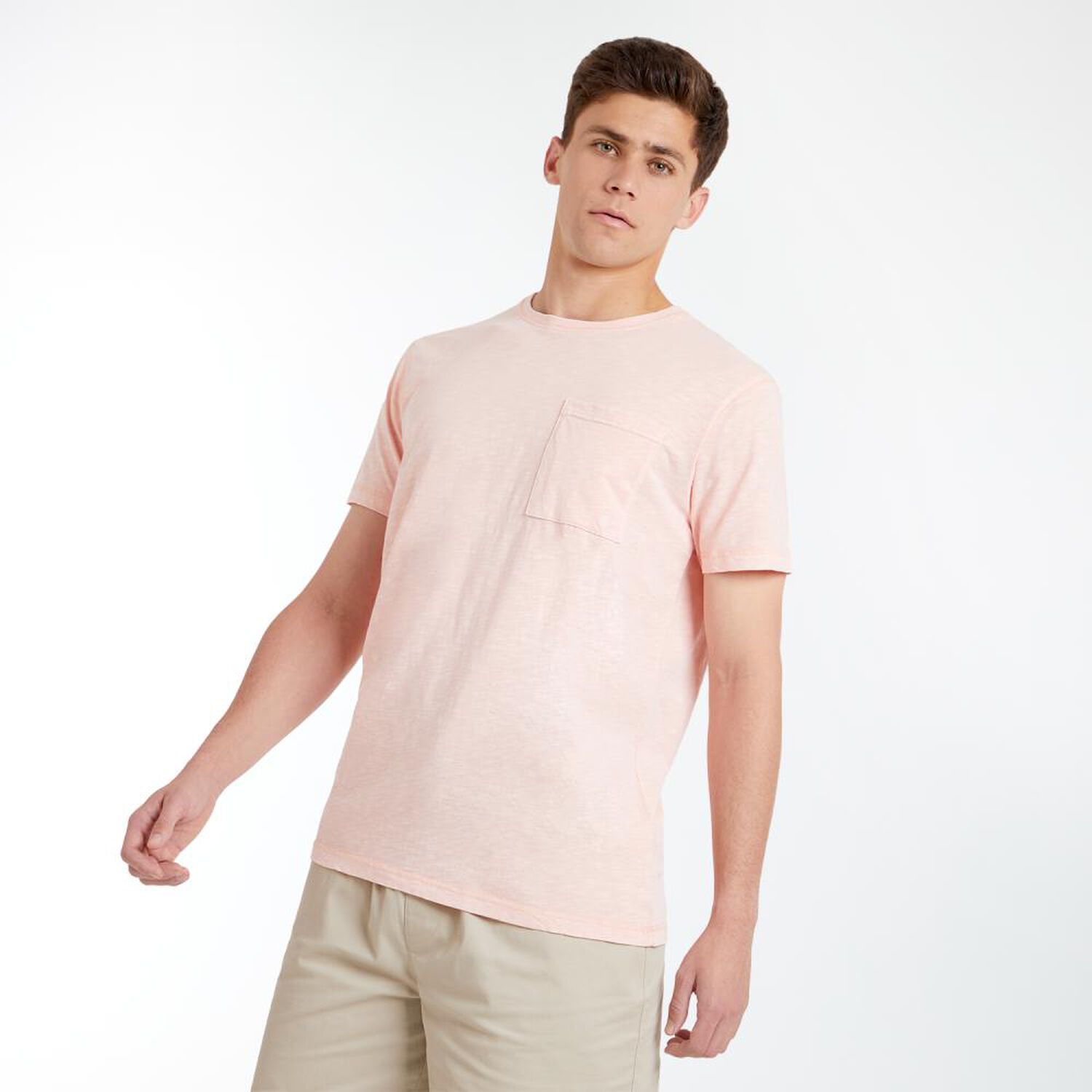 Polera Slim Manga Corta Cuello Redondo Hombre Ocean Pacific image number 2.0