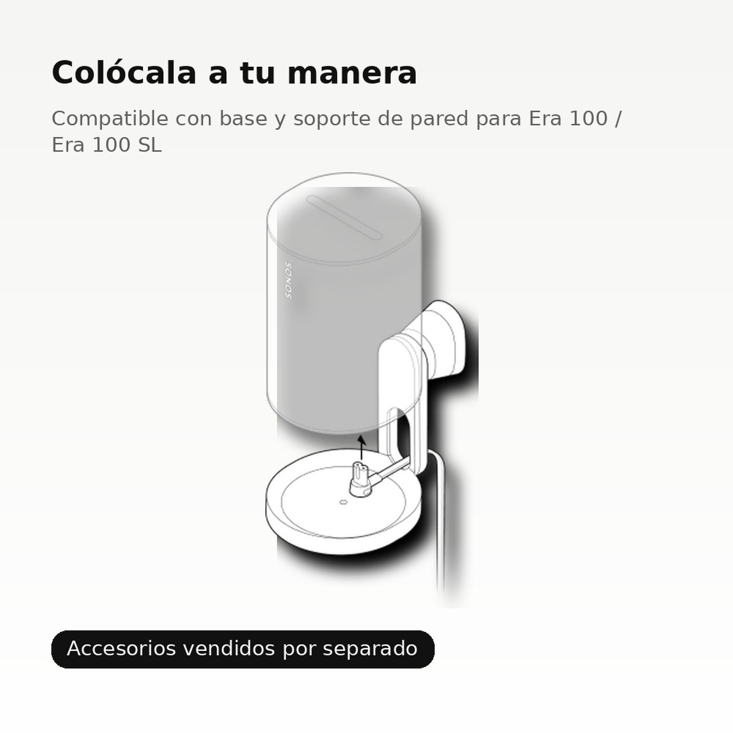 Parlante Bluetooth Wifi Sonos Era 100 Sl Speaker Negro image number 8.0