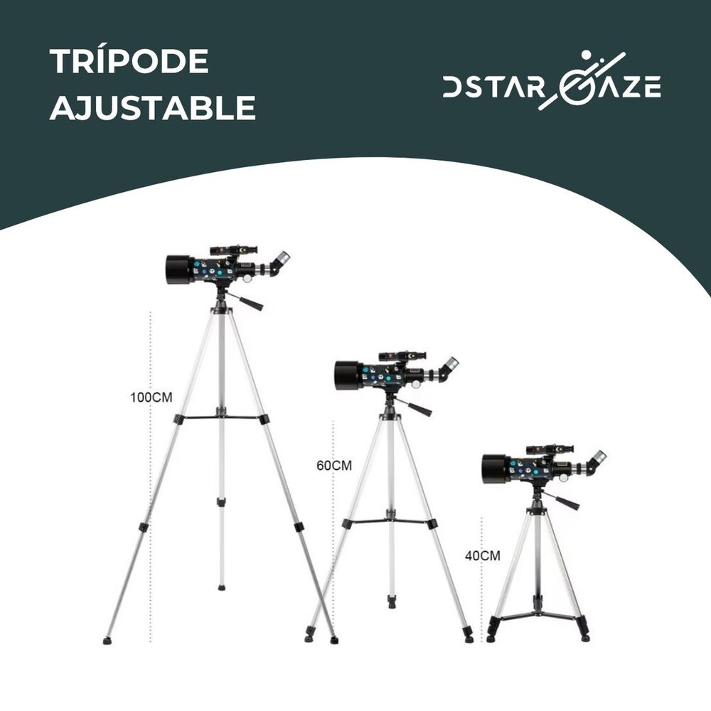 Telescopio Astron&oacute;mico 30070m Con Dise&ntilde;o Espacial image number 6.0