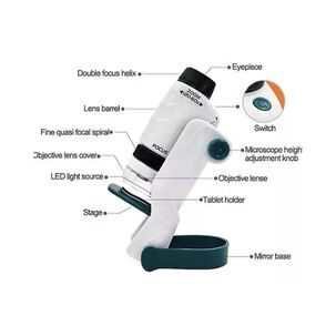 Juguete Microscopio Cientifico Lente 60-120x