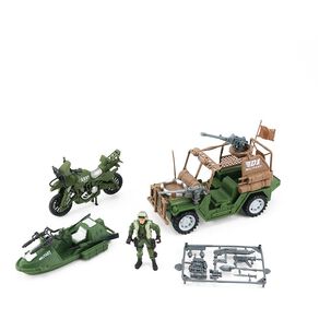 Juguete De Equipo Militar 5 Piezas Happy Valley