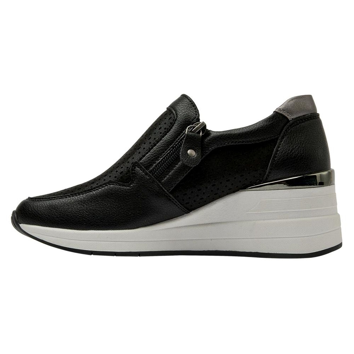 Zapatilla Urbana Mujer Bruno Rossi Brm0152 Negro image number 2.0
