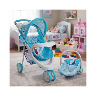 Coche Travel Jogger De Juguete Para Mu&ntilde;eca Frozen Disney