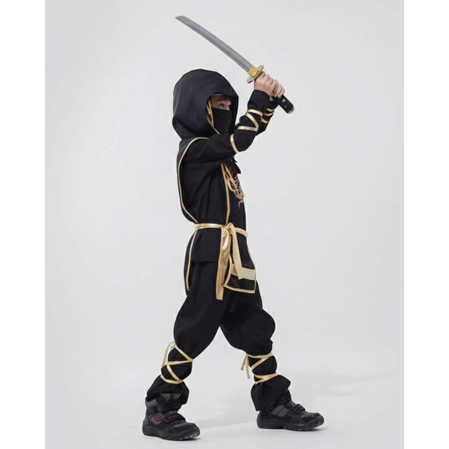 Disfraz Premium Ninja Dragon Esqueleto Camuflaje Infantil image number 3.0