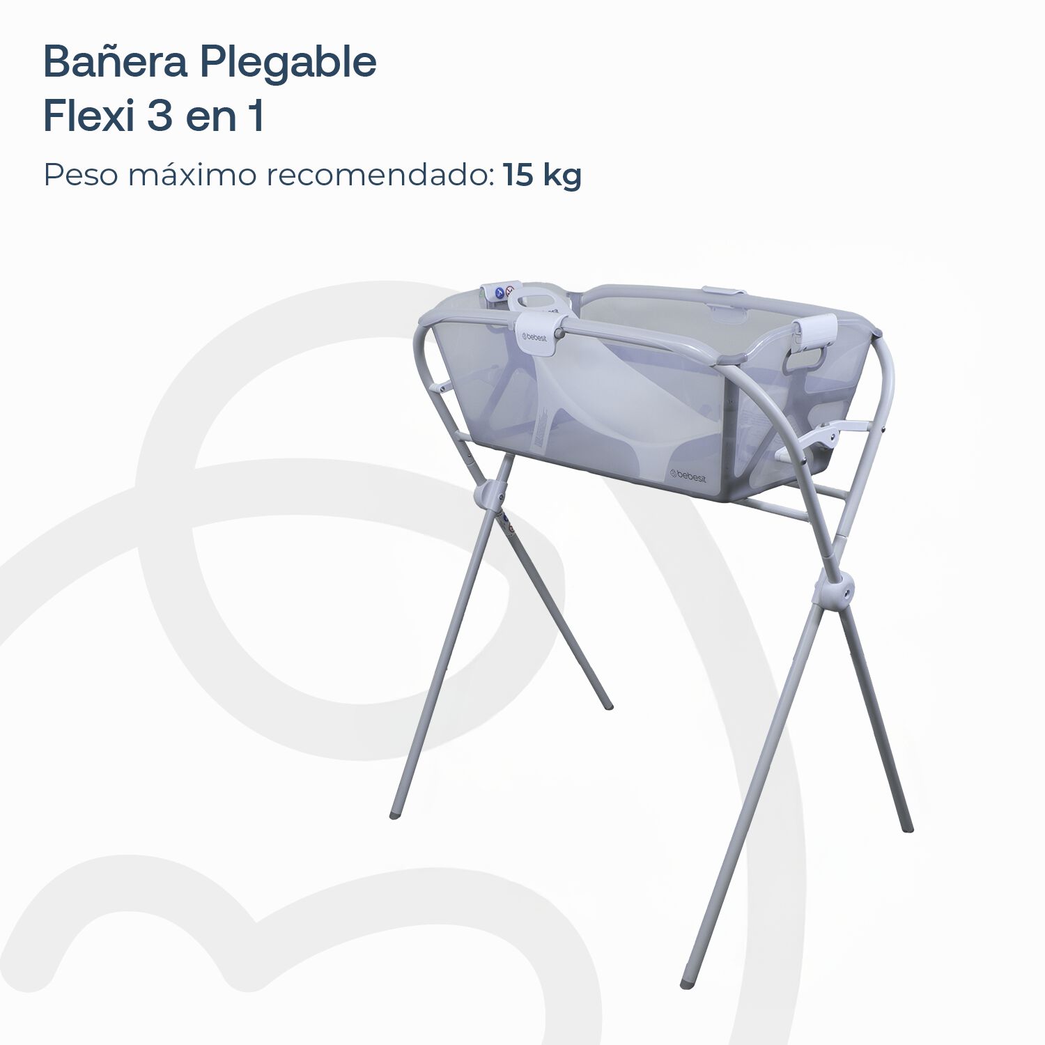Ba&ntilde;era Flexi 3 En 1 Plegable + Soporte De Bebesit image number 5.0