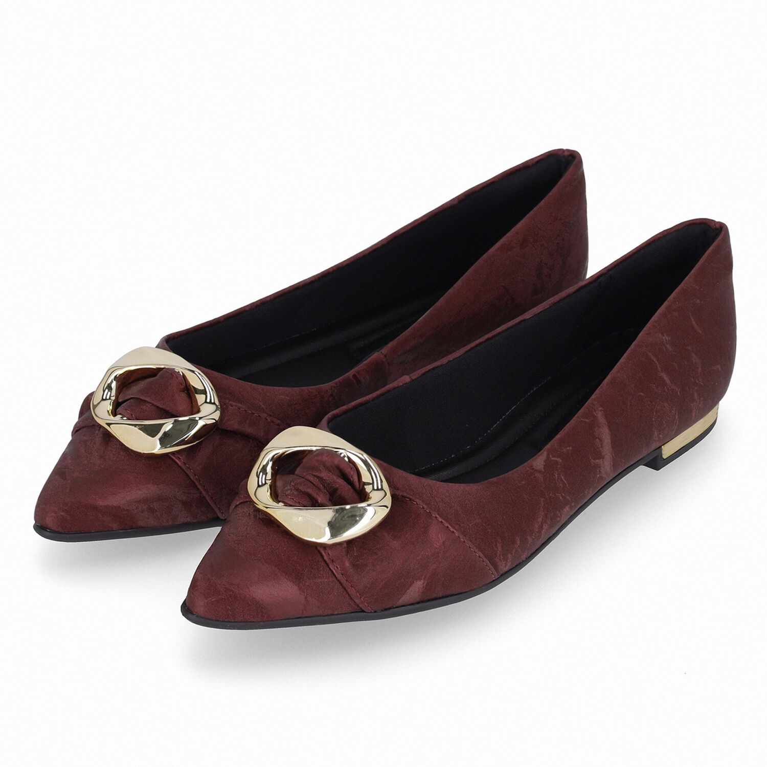 Zapato Mujer Burdeo/dorado Ana Piccadilly image number 2.0