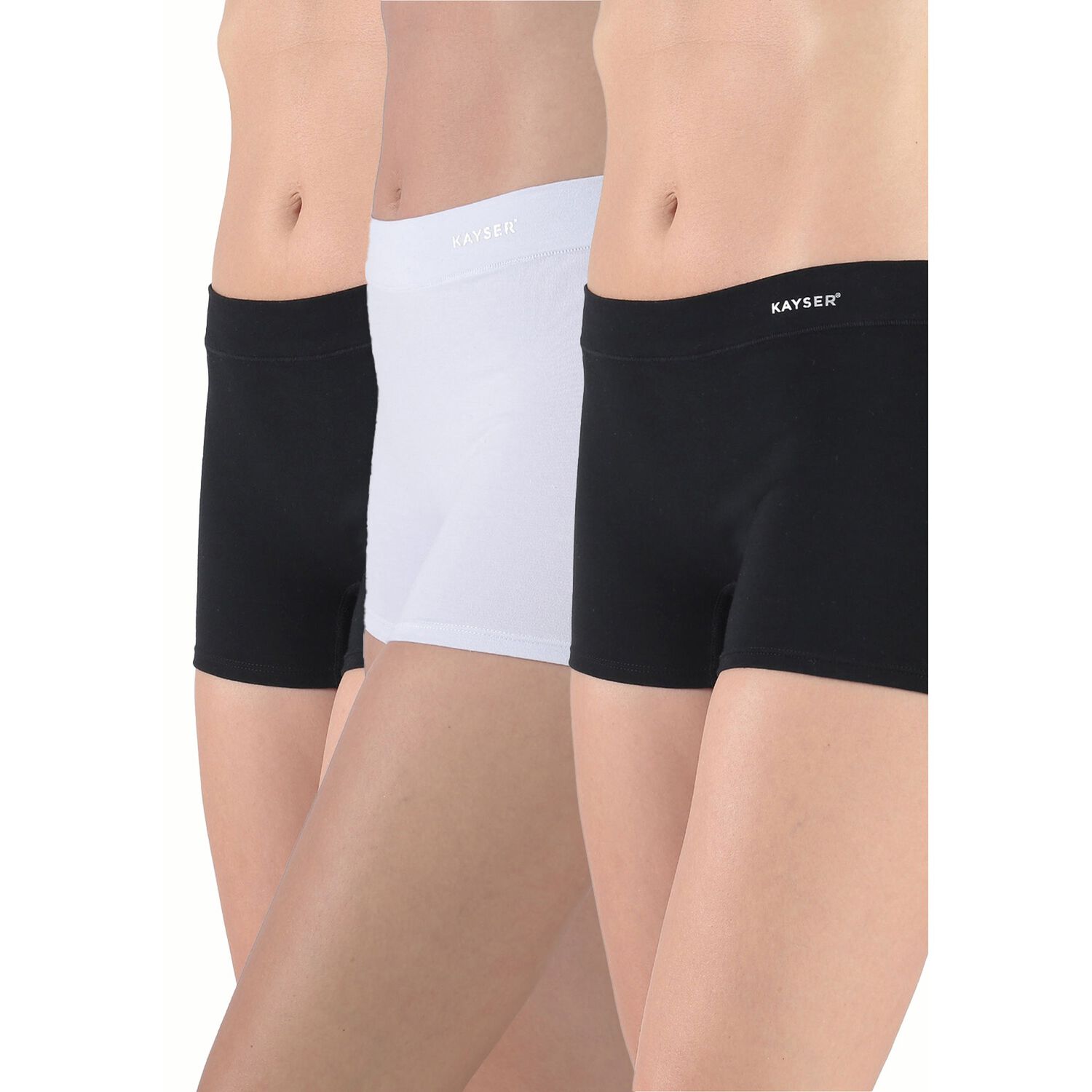 Pack 3x Boxer Mujer Algod&oacute;n P320.0640-neg Kayser image number 0.0