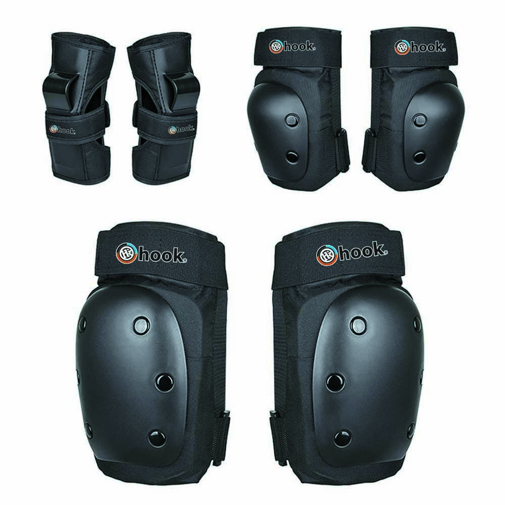 Set De Protecciones Adulto Hook Black S image number 0.0