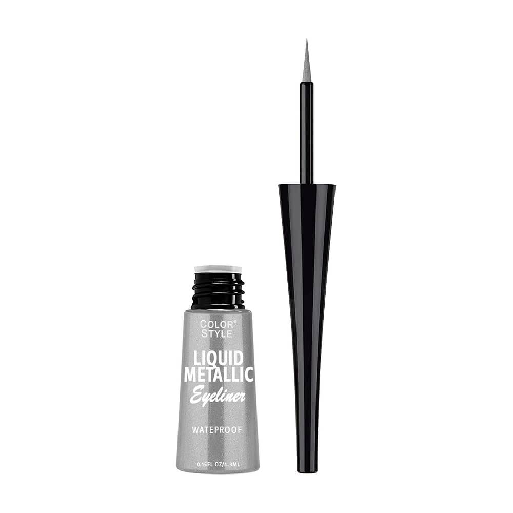 Delineador De Ojos Metalizado Plateado image number 1.0