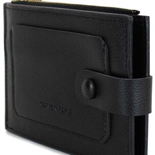 Billetera De Mujer Eva Negro Carven