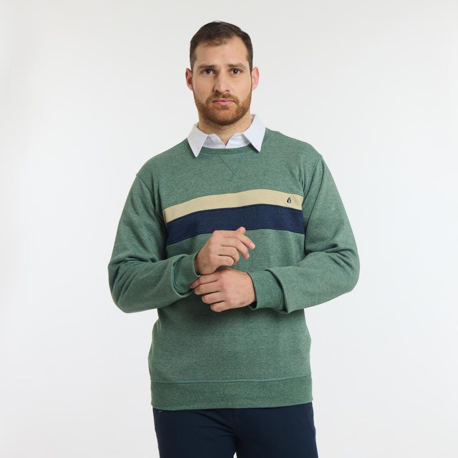 Poler&oacute;n Regular Cuello Redondo Hombre Herald image number 0.0