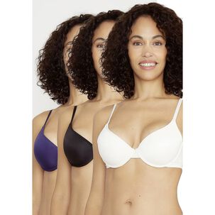 Pack 3x Sost&eacute;n Push Up Microfibra P350.022h-azu4b Kayser