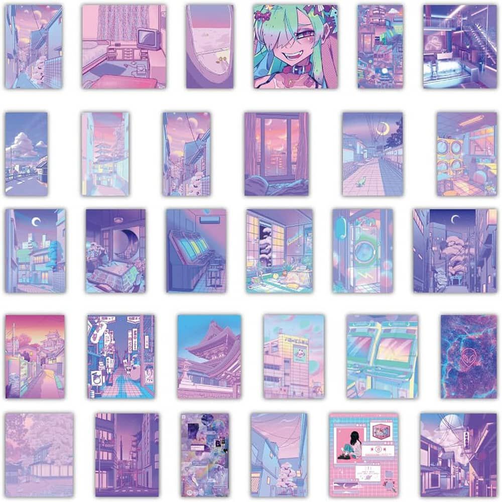 Stickers Aesthetic Mural Pegatinas (60 Unidades) image number 2.0