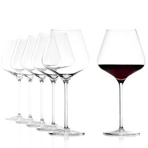 Set 6 Copas Cristal Burgundy 710 Ml St&ouml;lzle Quatrophil