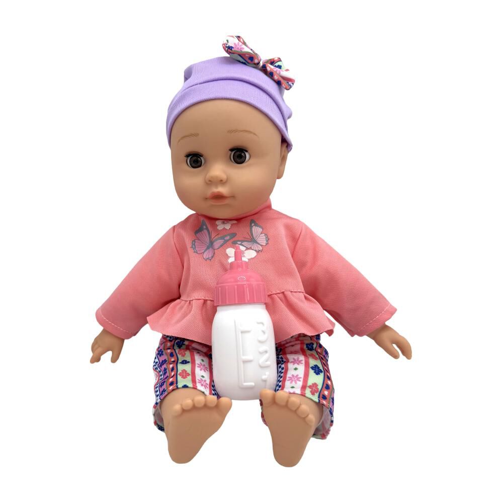 Muñeca Baby Doll Bostecitos Cuerpo Blando 12" Llorón Ass image number 10.0