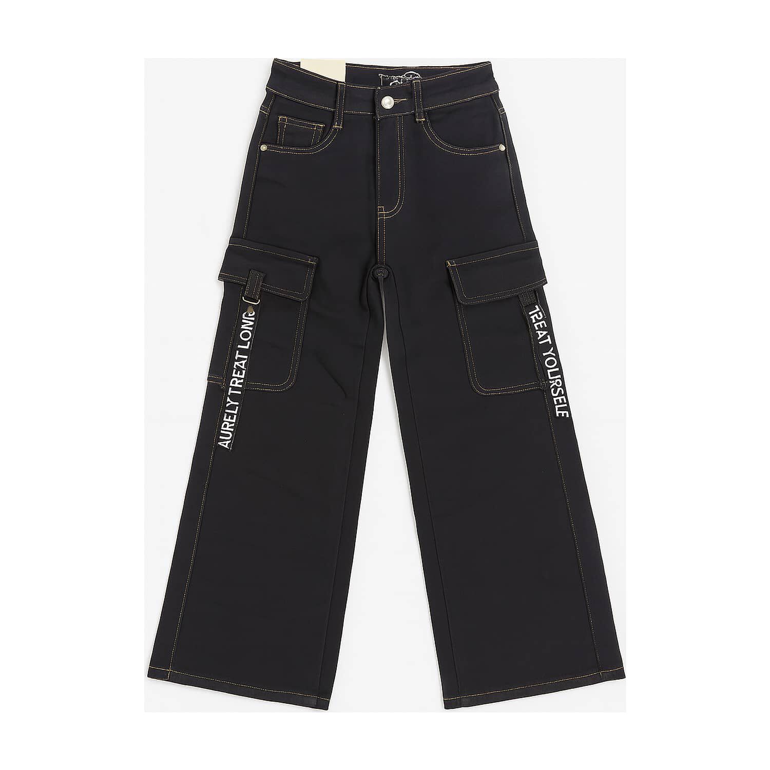 Pantal&oacute;n Jeans Cargo Ni&ntilde;a Moda Urbana image number 2.0