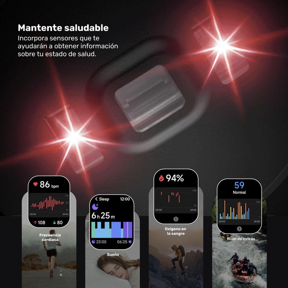 Reloj Smartwatch Lhotse Connect S03 42mm Black image number 4.0