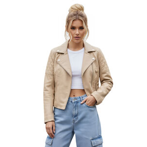 Chaqueta Ecocuero Aviadora Mujer Atenea