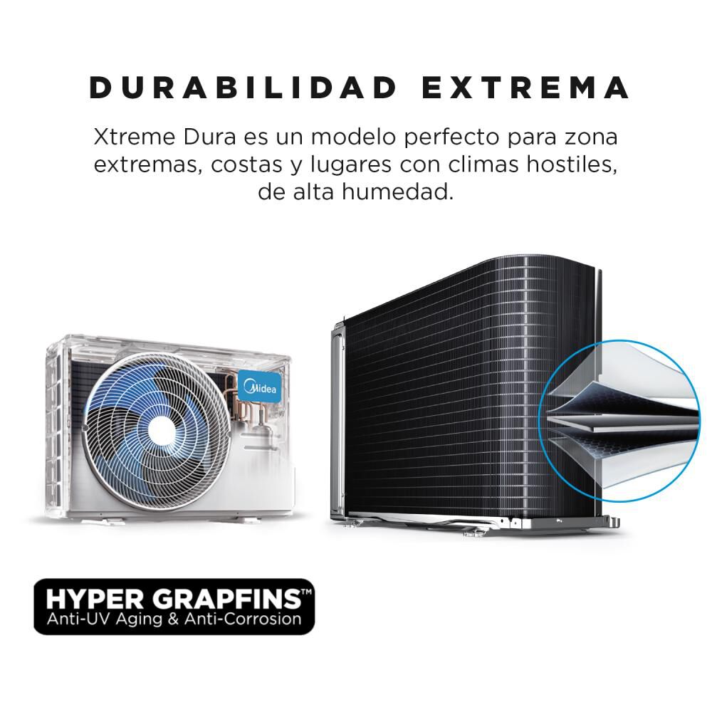 Aire Acondicionado Midea Xtremedura09k / 9000 BTU image number 8.0