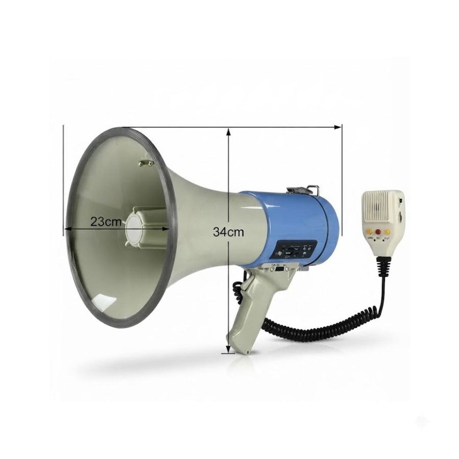 Meg&aacute;fono Altavoz Recargable De Mano 50w image number 3.0