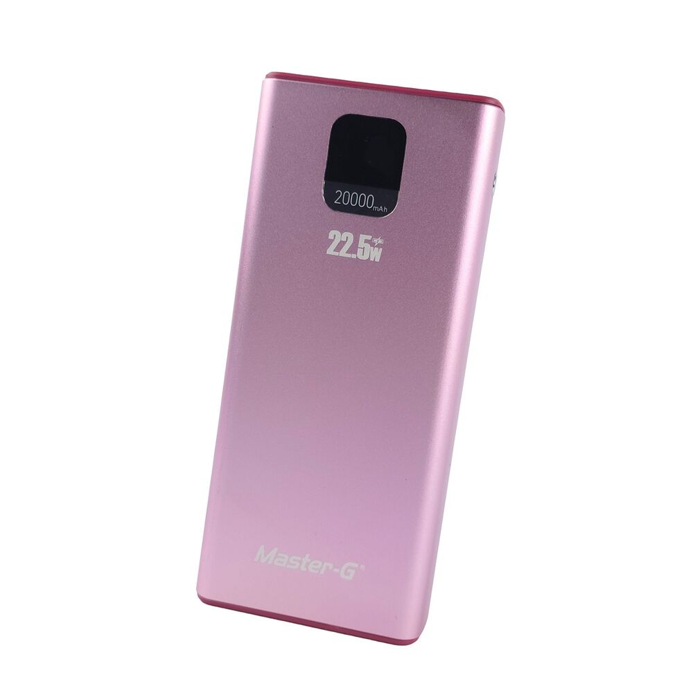 Bater&iacute;a Externa Power Bank 20000 Mah 22.5w Ucp20ppd Rosada image number 4.0
