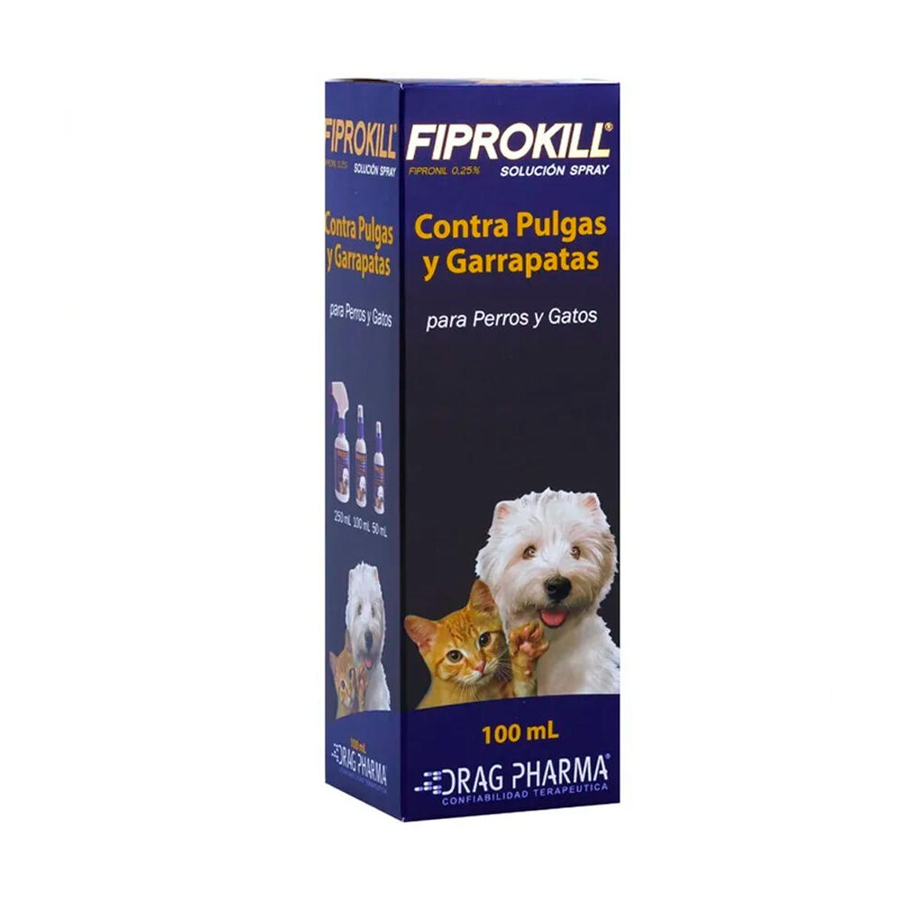 Fiprokill Spray Anti Pulgas/garrapatas 100 Ml Gatos Y Perros image number 1.0