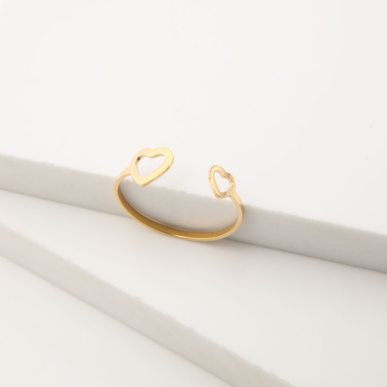 Anillo 19v69 Dorado Mujer Str479 image number 0.0
